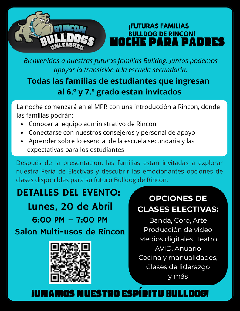 Rincon Unleashed Flyer_SPANISH