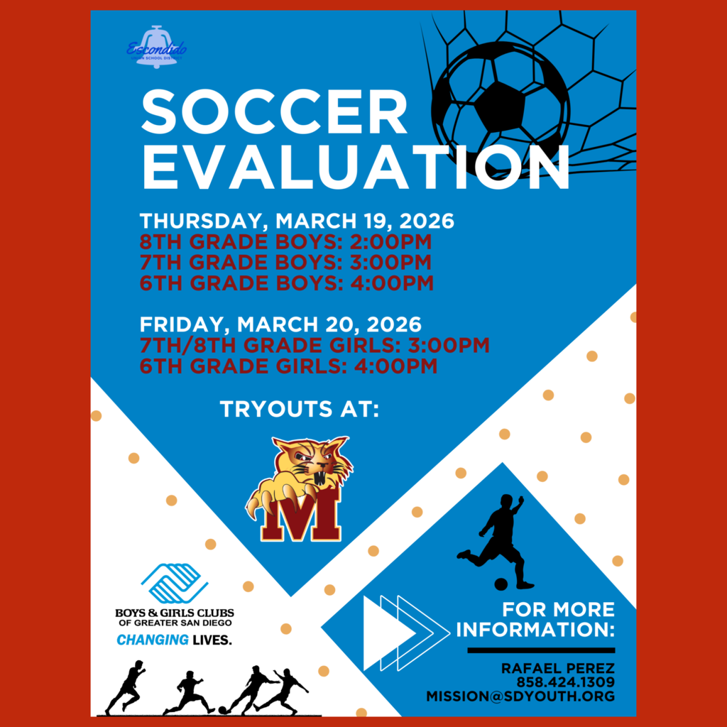 An English language flyer for Soccer Evaluations