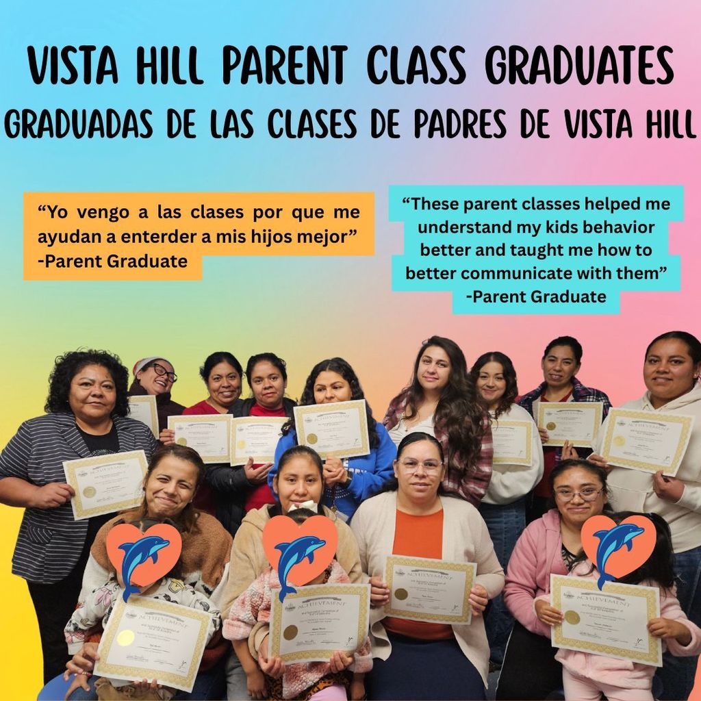 Vista Hill Parent Classes Flyer