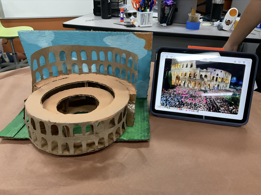 Student's project for the historical presentation. 