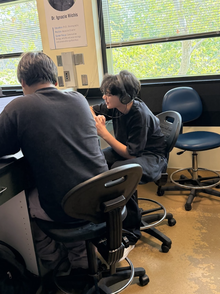 Students in the Safari Park field trip 