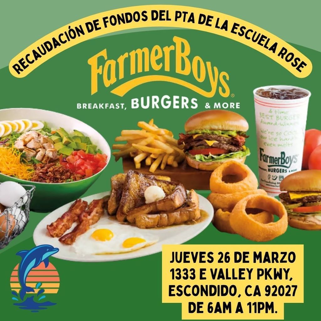 Farmer Boys fundraiser flyer in Spanish