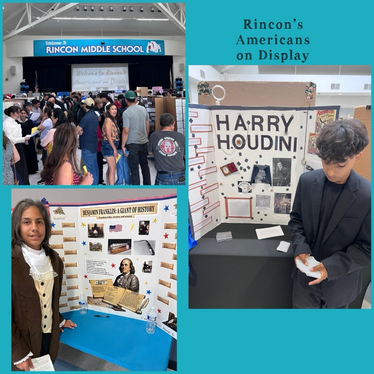 Americans on display event with students presenting their American.