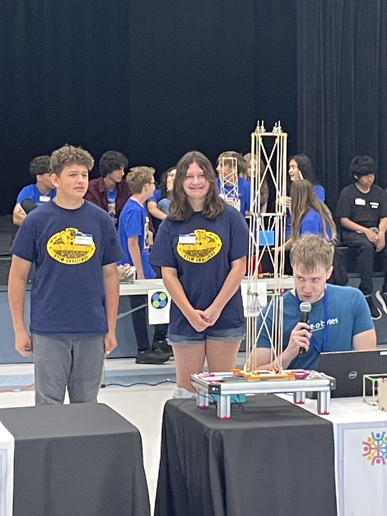 Students taking part in a STEM activity