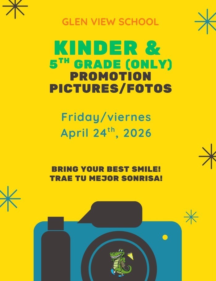 Promotion picture flyer. It is yellow and there is a camera at the bottom 