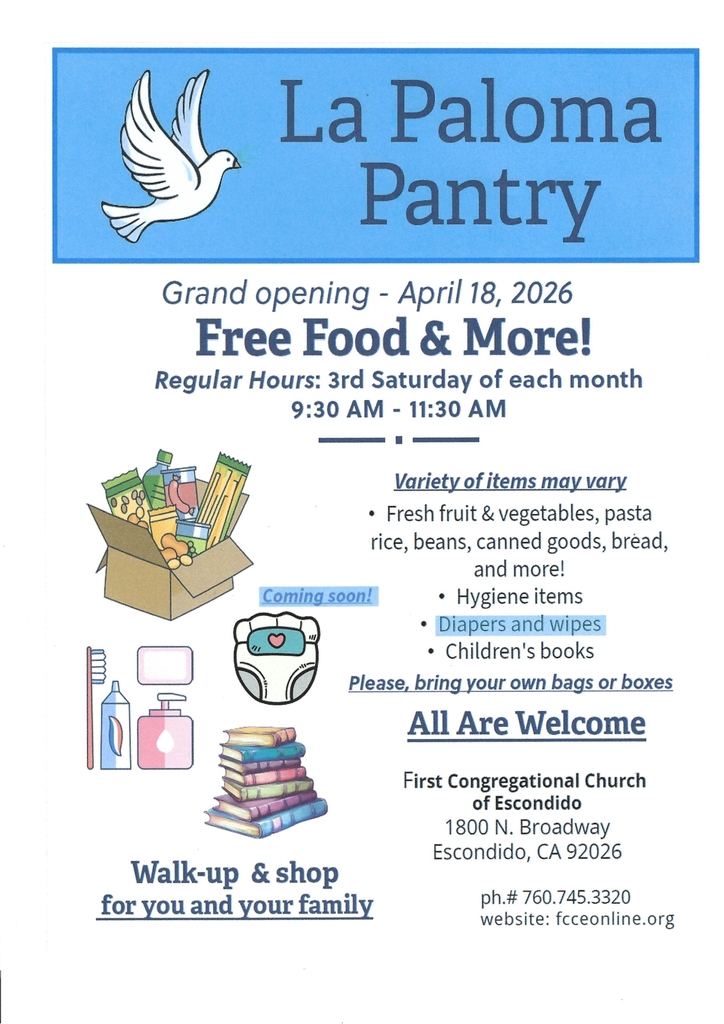 La Paloma Pantry Flyer English 
