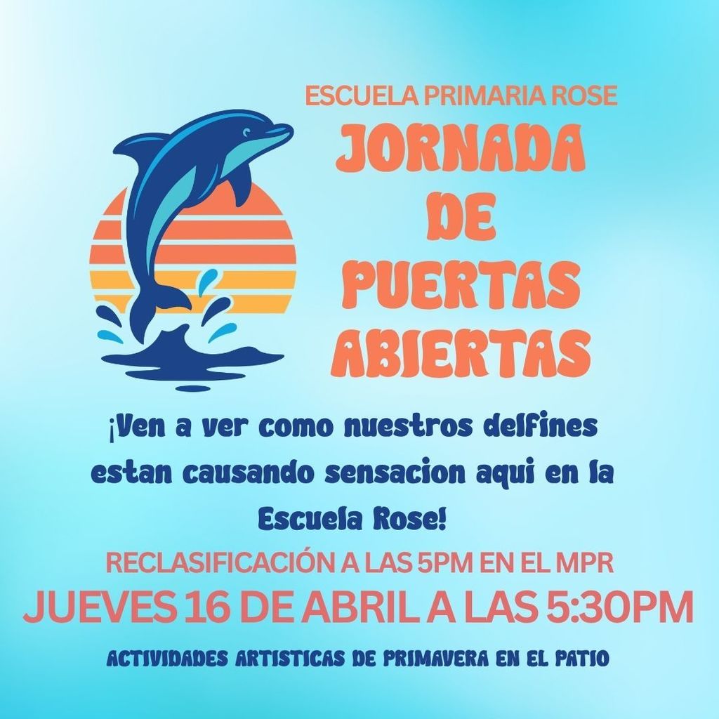 Open House Flyer in Spanish