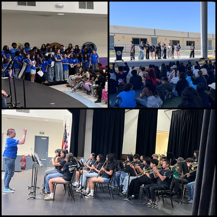 Rincon Unleashed student assembly performances