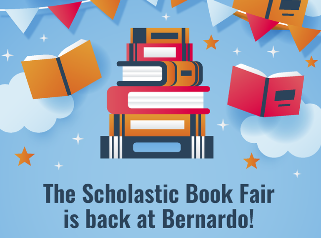 Scholastic Book Fair is back at Bernardo