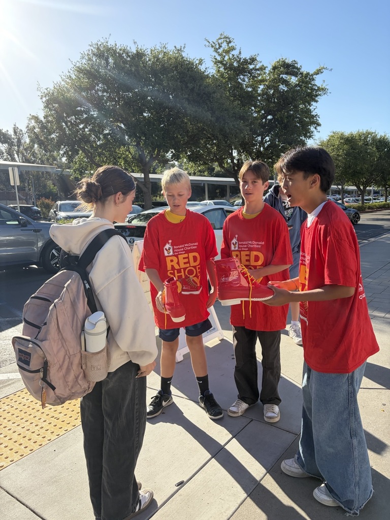 Students collecting money for fundraiser