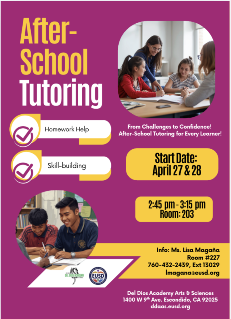 After-School Tutoring Flyer in English