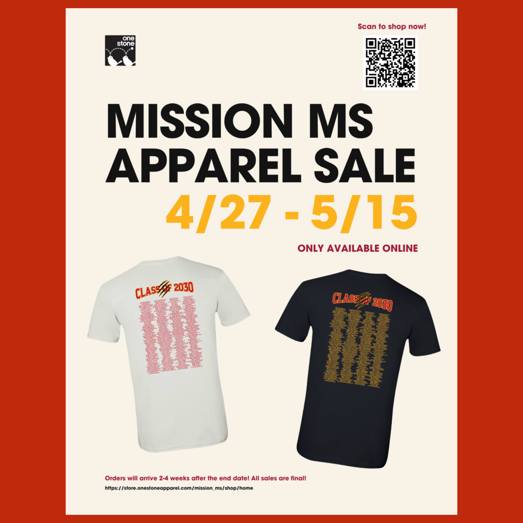 A flyer to order your Mission Spirit Gear online