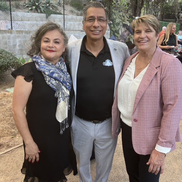 Dr. Ibarra with EUSD district teachers of the year