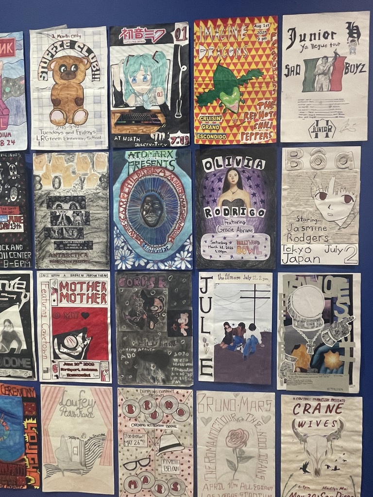 Display of student art work