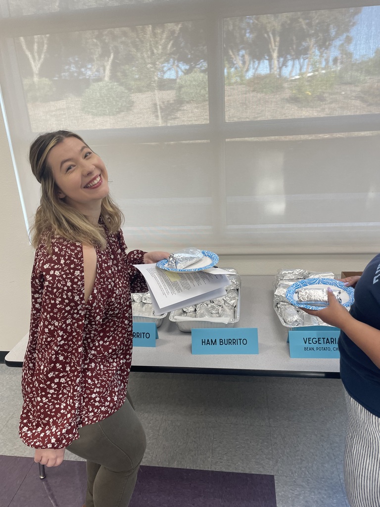 Teachers at appreciation breakfast