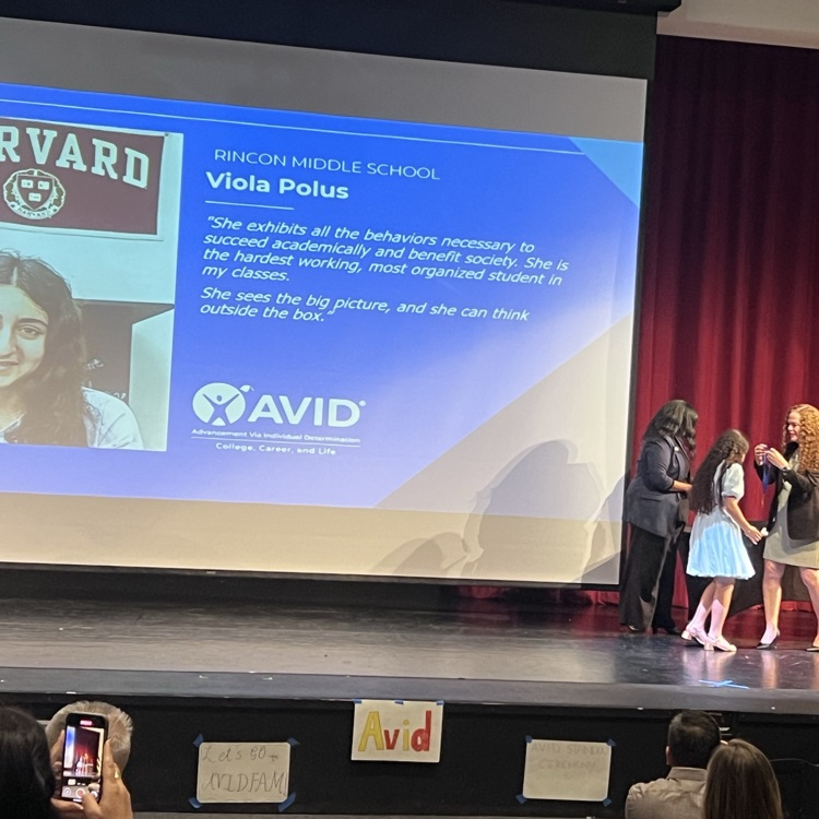 student receiving award