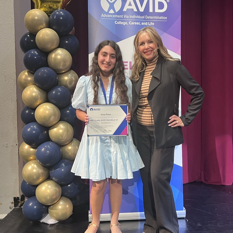 student with principal