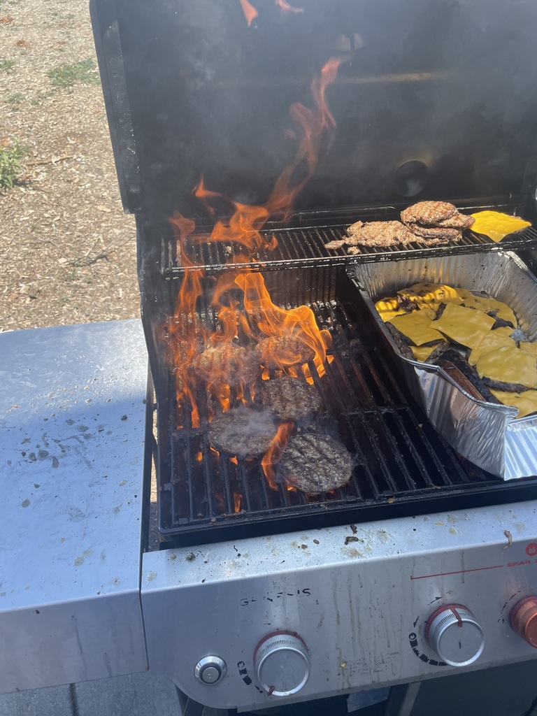 Picture of meat on the grill