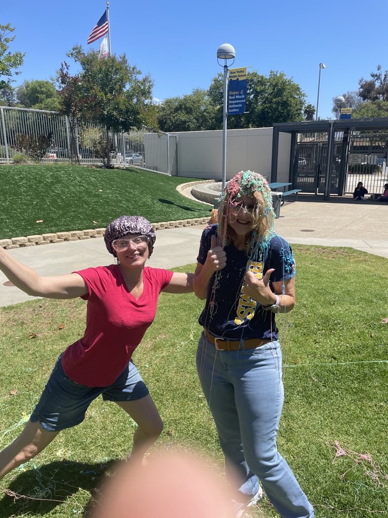 tweo teachers after being silly stringed