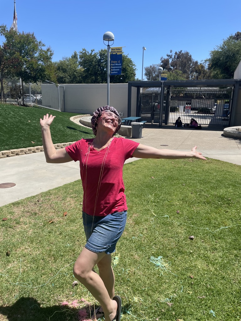 Teacher after being silly stringed