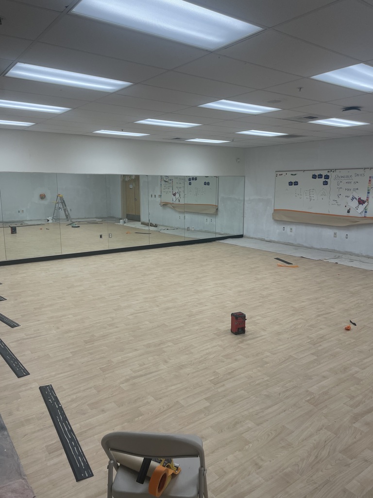 New dance floor installed