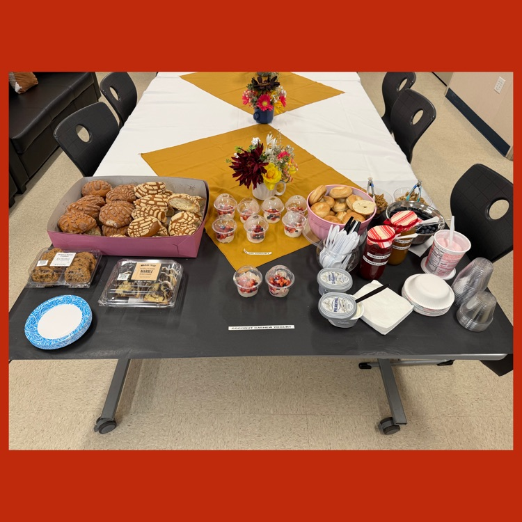 The breakfast spread
