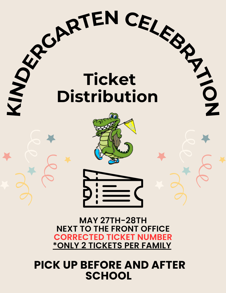 Corrected Kinder Celebration Ticket Distribution Flyer English