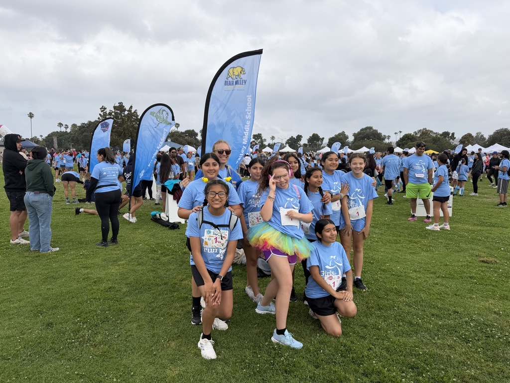 BVMS Girls on the Run Team photo