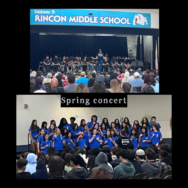 spring concert of band and choir performance 