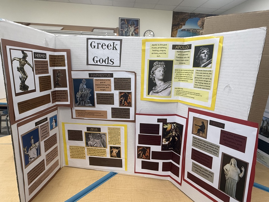 Greek Gods project