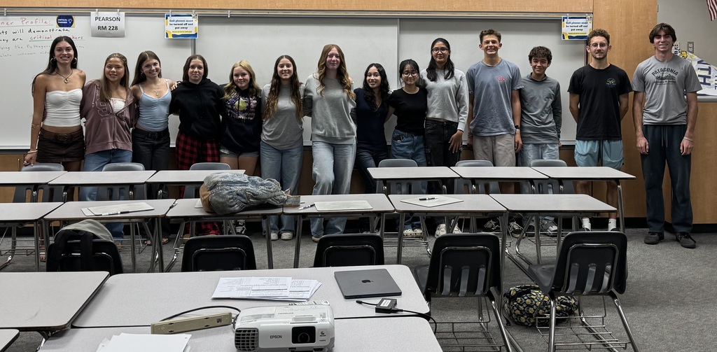 Students that took a picture in math class