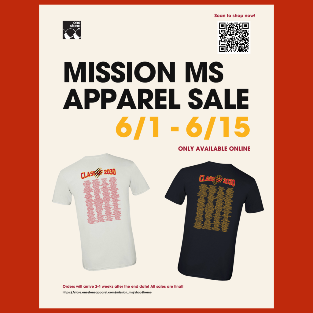 A flyer to order your Mission Spirit Gear online