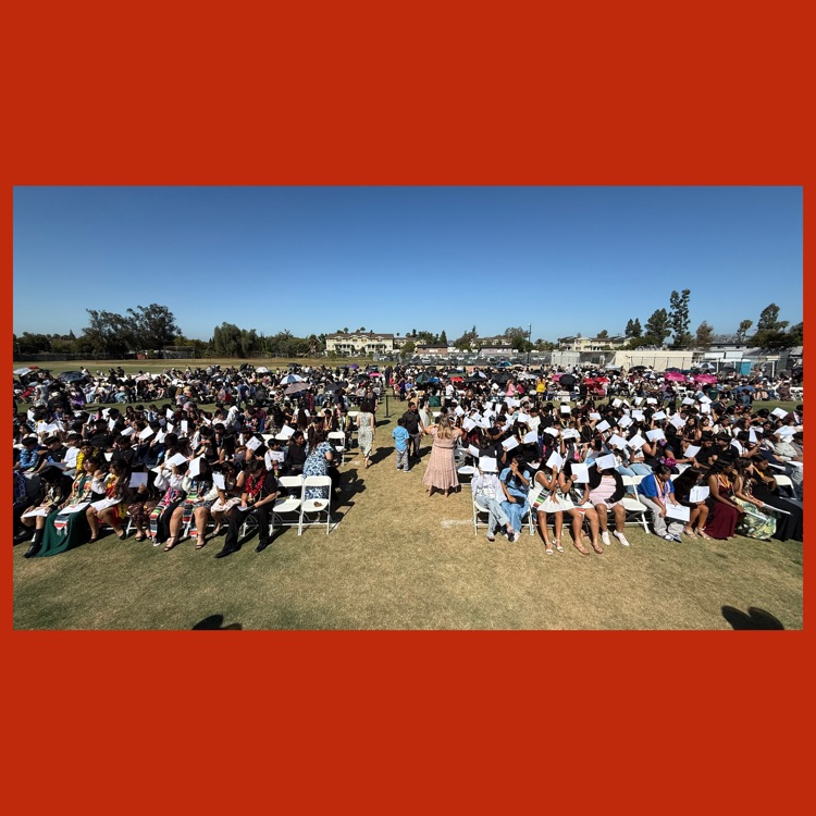 A wide-angle shot of the Promoting 8th Grade Class of 2026 (and the attending audience)