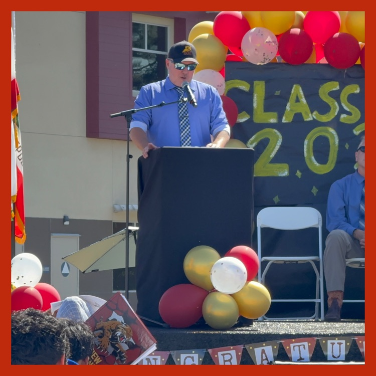 Principal Jason Hoff giving his Welcoming Remarks