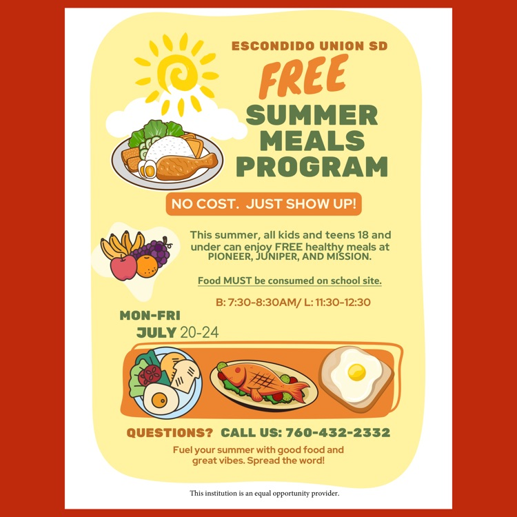 Page 2 (of 2) of the English language flyer for the Summer Nutrition Program