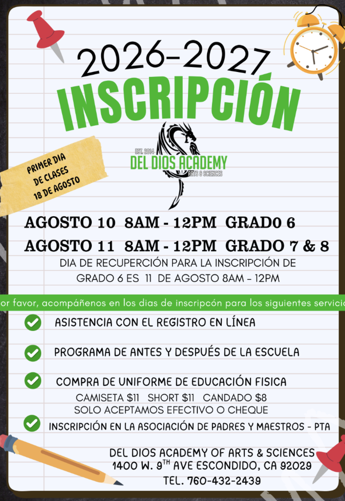 Registration for 26-27 SPN
