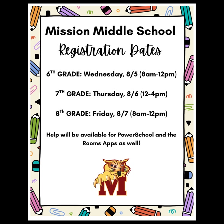 An English language flyer with registration dates for the 2026-2027 school year