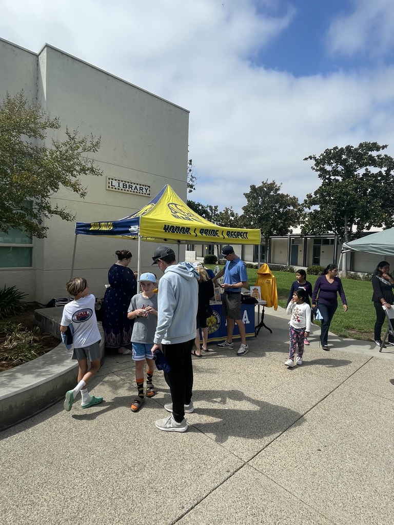 Parents at 6th grade registration
