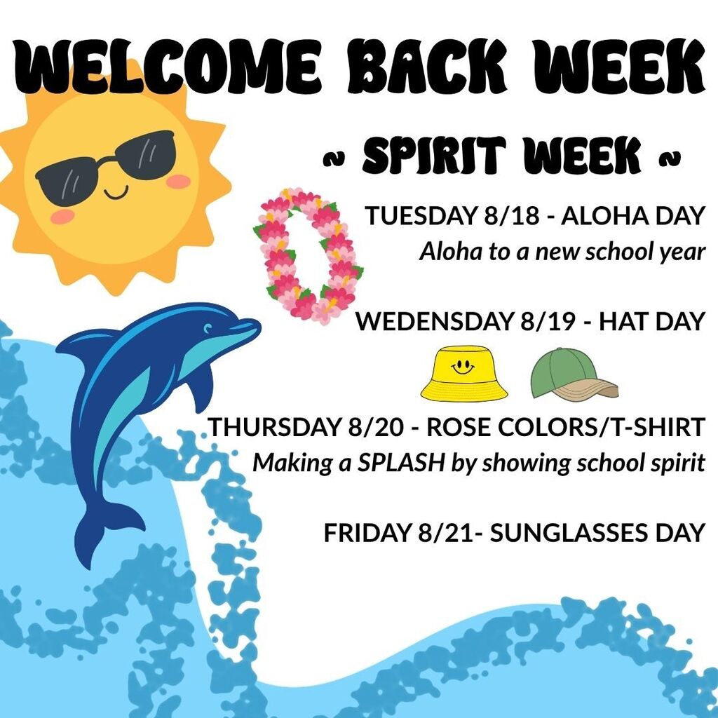 Spirit Week Flyer