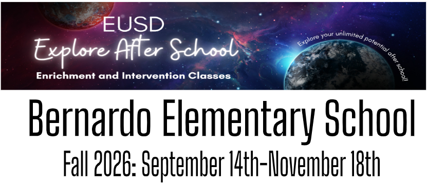 EUSD Explore After School Classes Fall Session