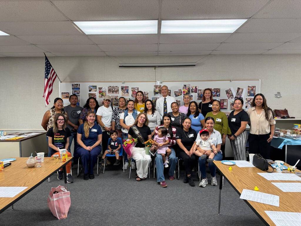 Group of parents at a meeting