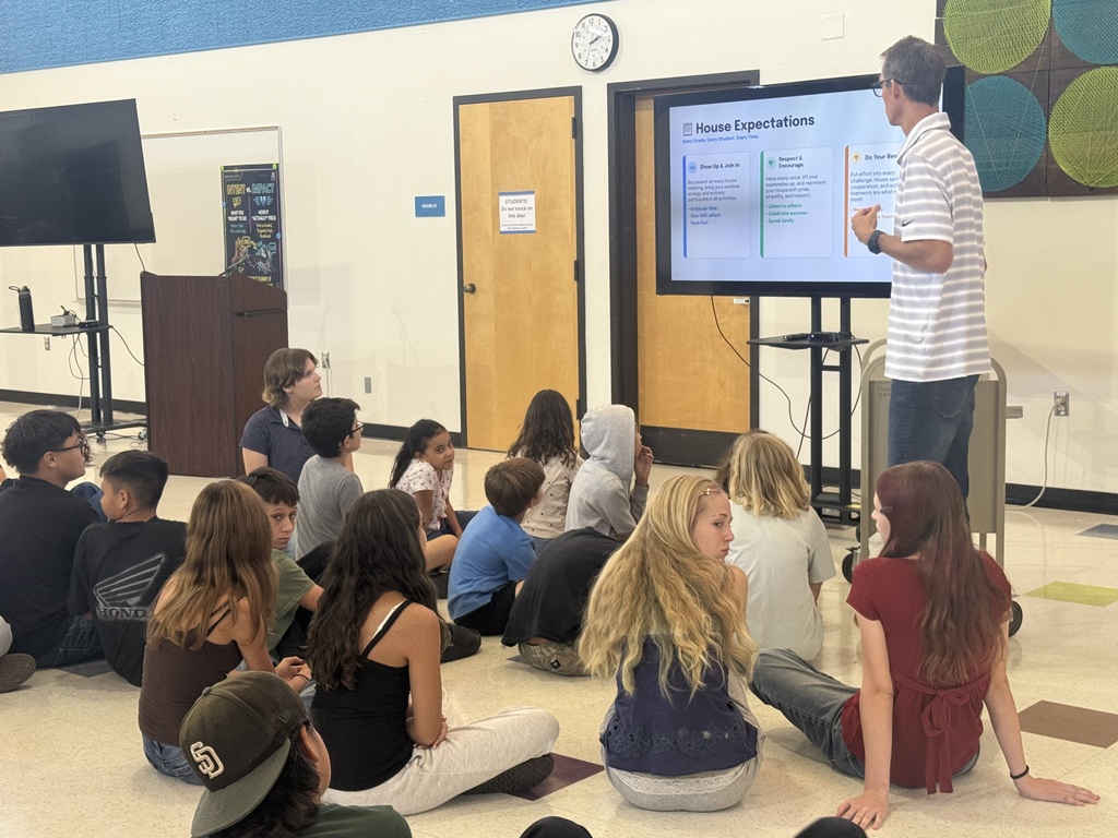 teacher presenting to students