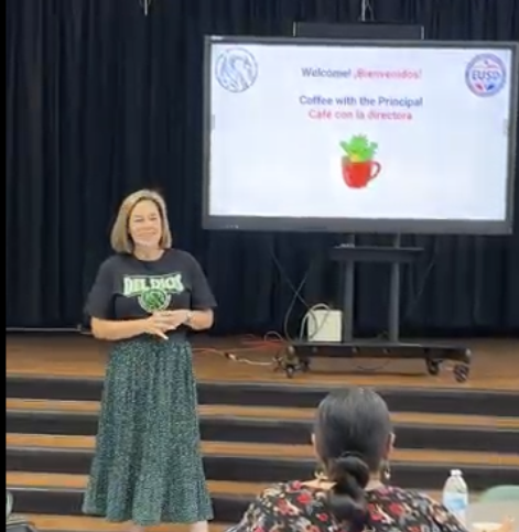 Ms Ramirez welcomes parents 