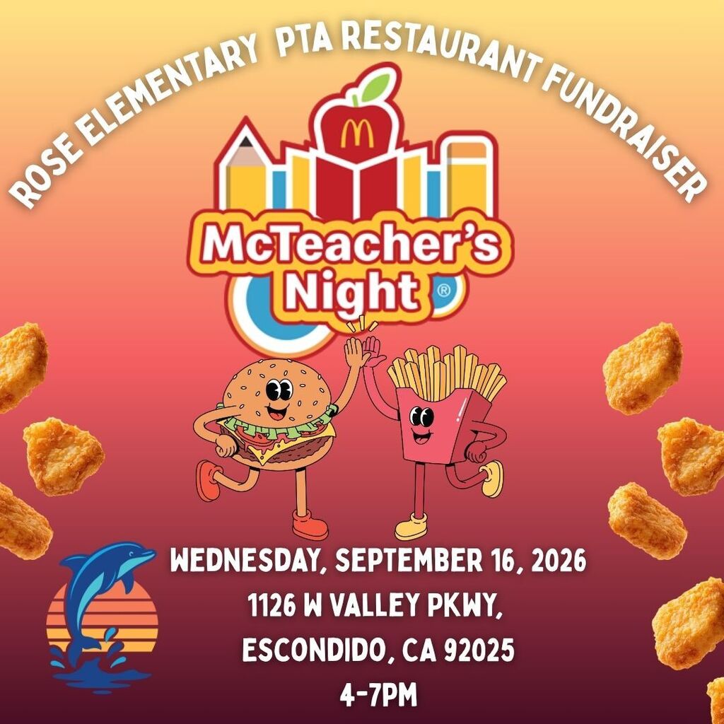 PTA Restaurant Night Flyer