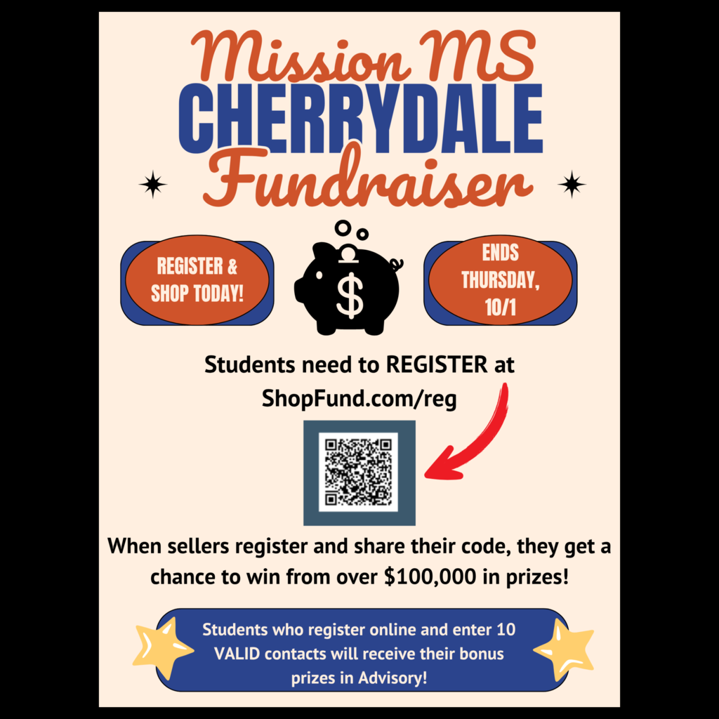 A flyer for the Mission MS Cherrydale Fundraiser