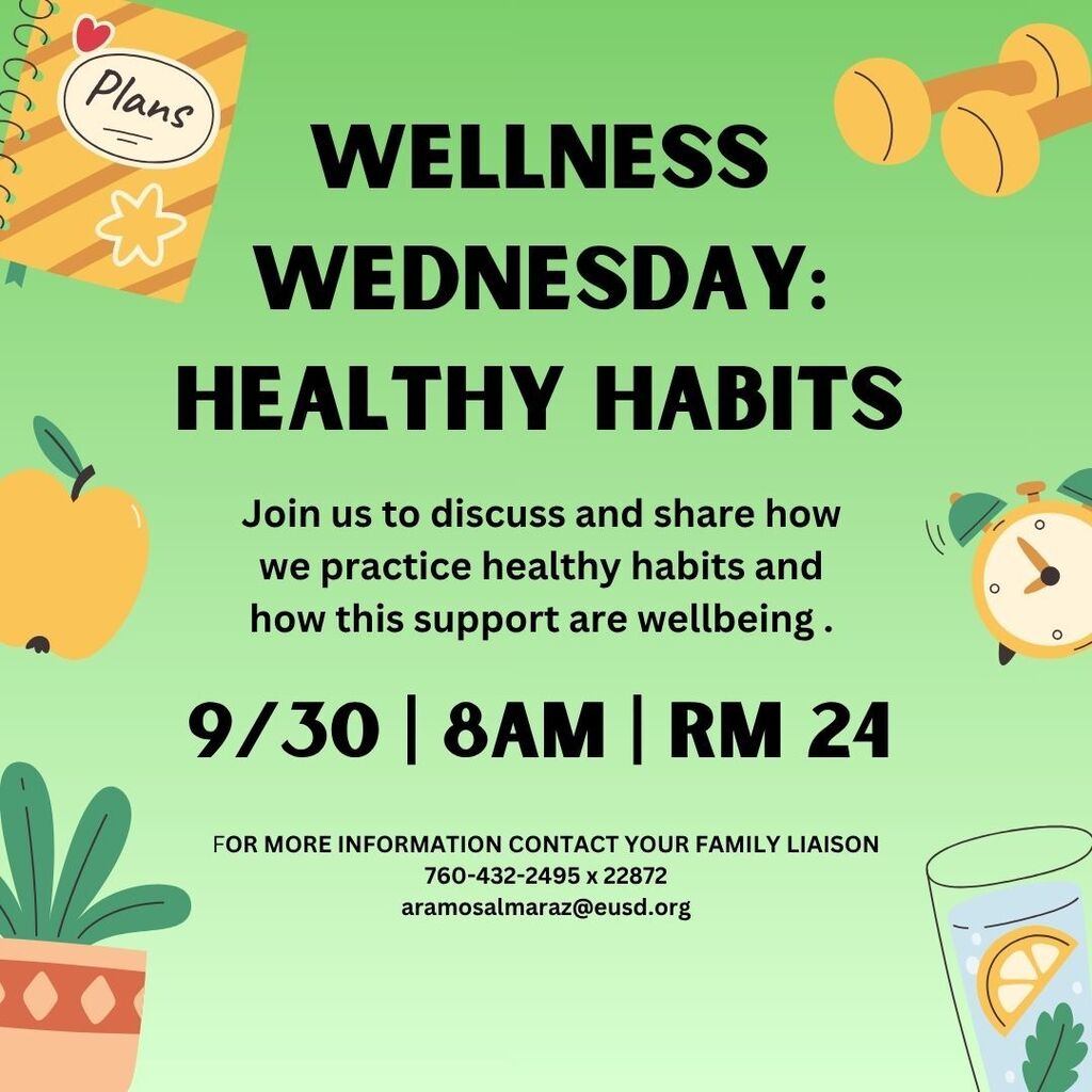 Wellness Wednesday flyer