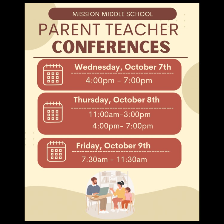 An English language flyer with this year’s Parent Conference schedule