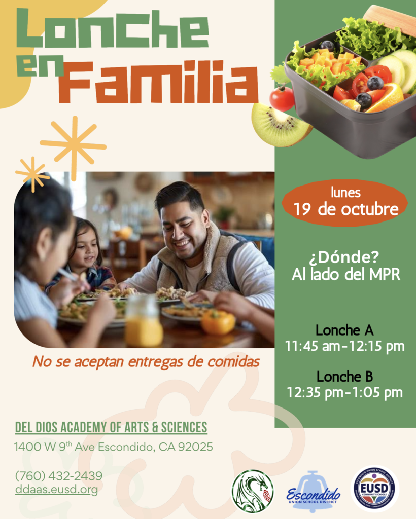Family Lunch Day Flyer - Spanish 