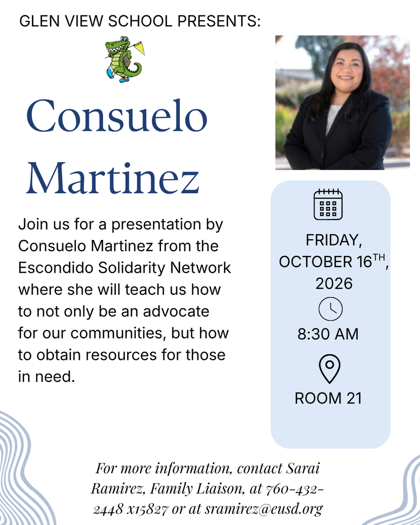 Glen View Consuelo Martinez Presentation Flyer in English 