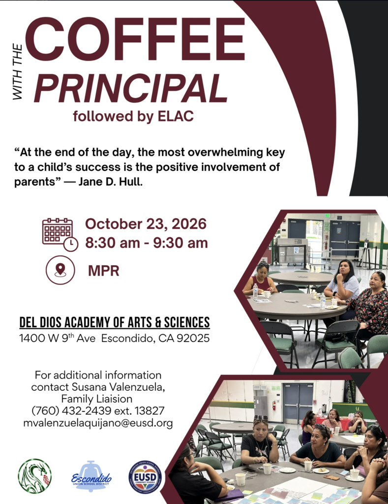Coffee with the Principal Flyer
